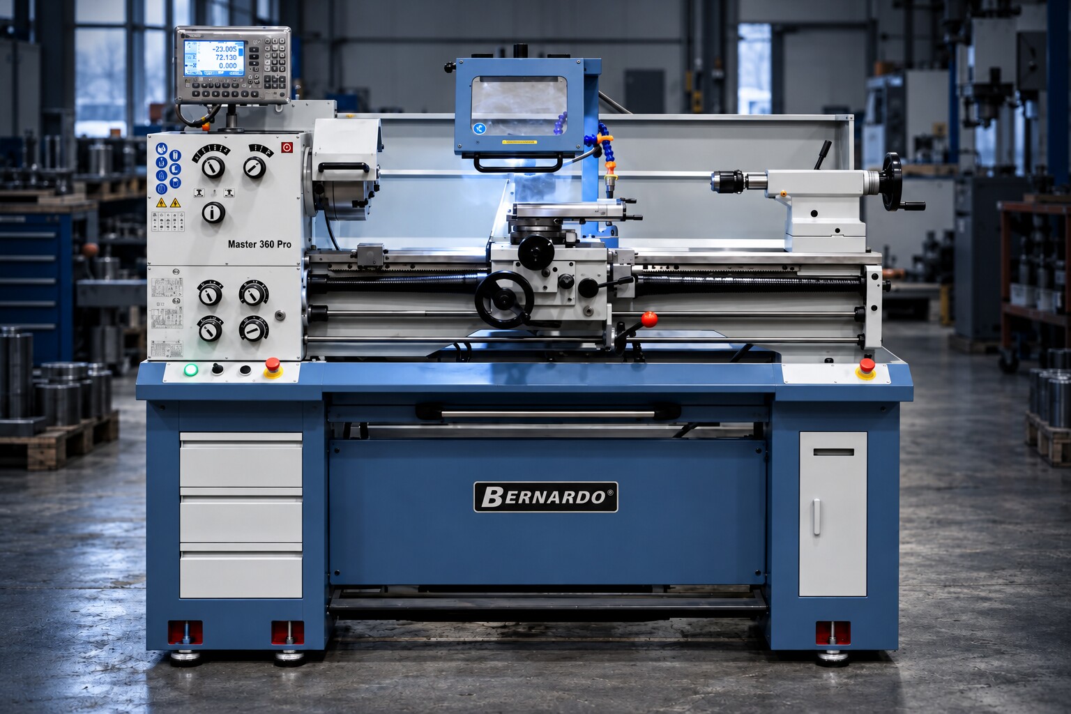 Bernardo Master 360 Pro Drehbank im Maschinenpark von ACROSS Solutions in Metal