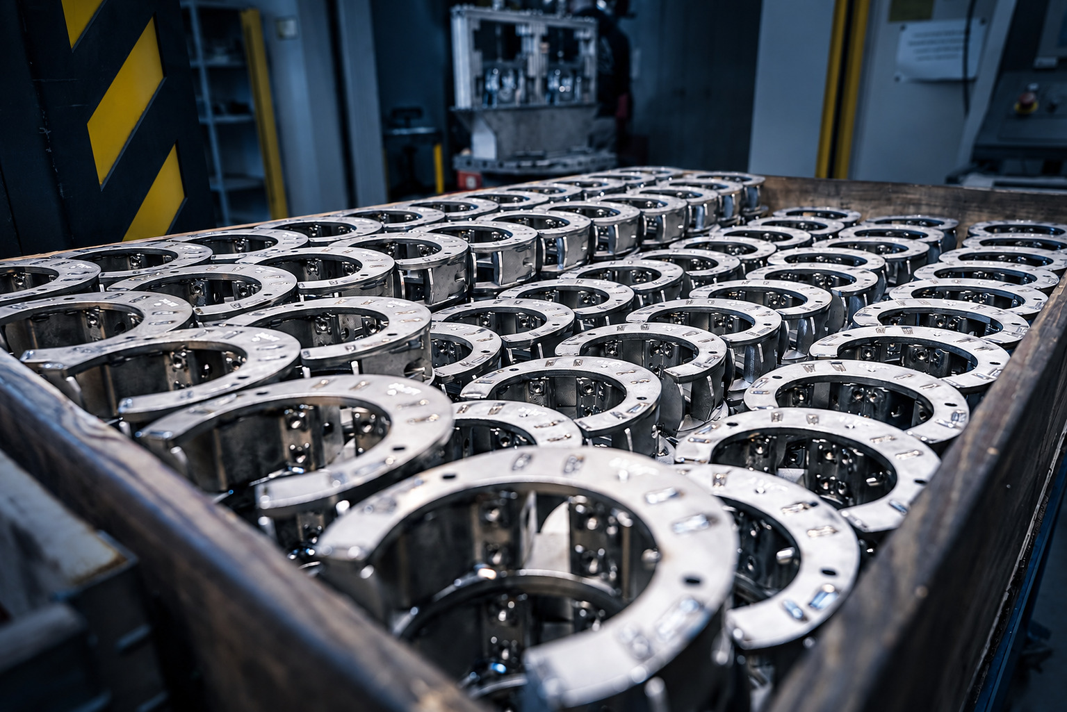 Präzisionsgefertigte Metallringteile bei ACROSS Solutions in Metal
