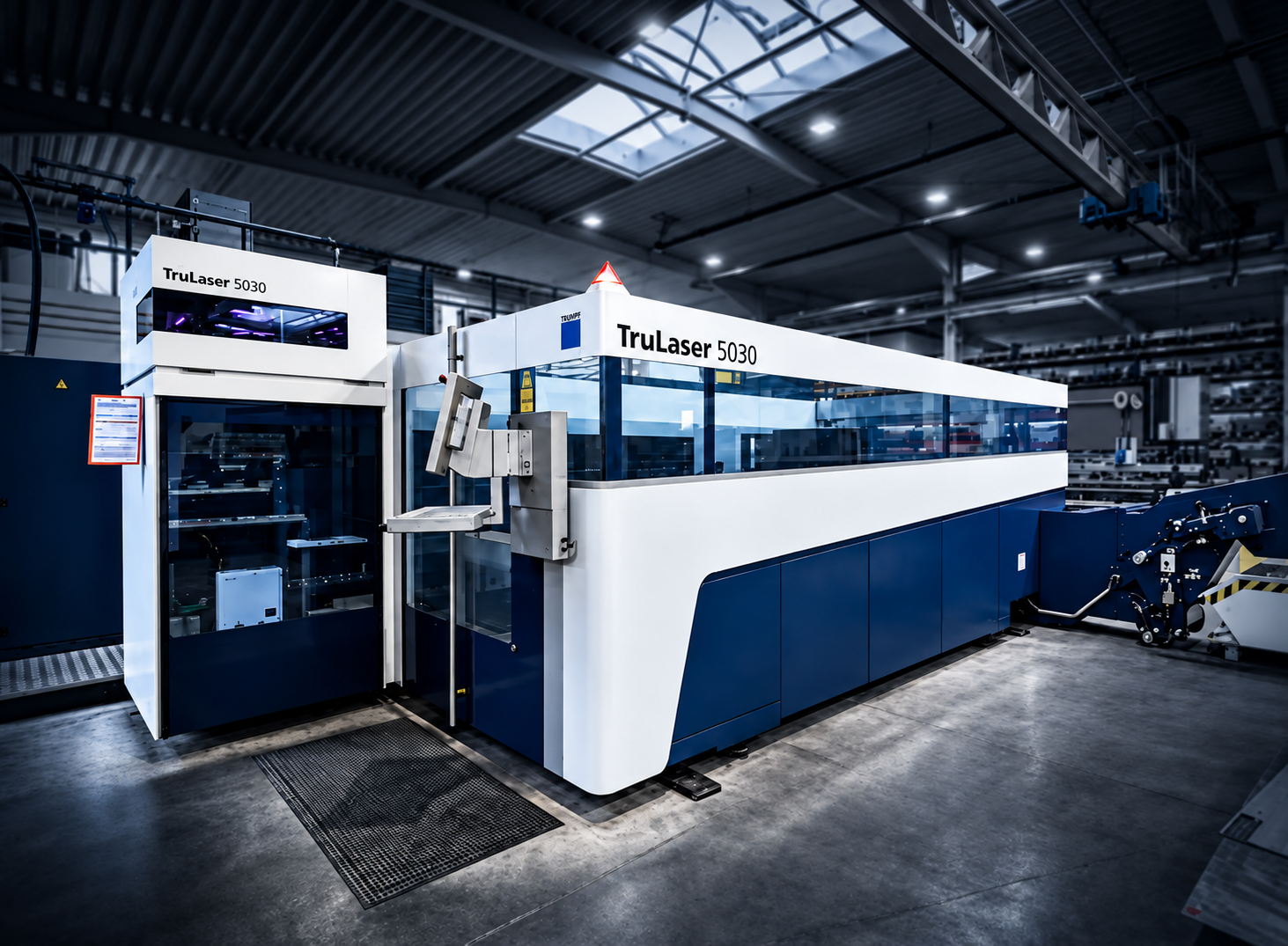 TRUMPF TruLaser 5030 2D-Laseranlage bei ACROSS Solutions in Metal